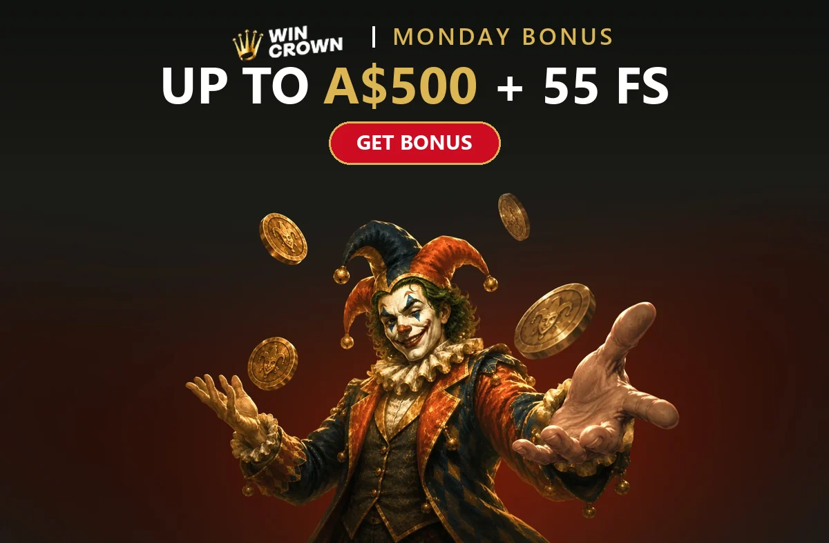 wincrown-monday-bonus-up-to-a-500-plus-55-free-spins